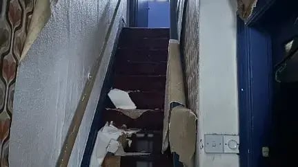 Frozen and Burst pipes in a Blackpool B&B